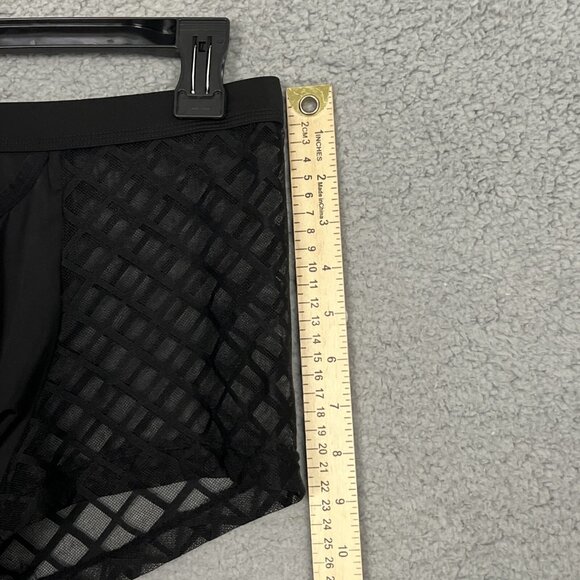 Sexy Men LG Underwear Sheer Mesh Boxer Brief See Through Shorts Bikini Trunks - Picture 5 of 8